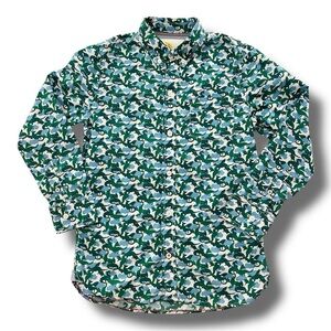 Boden | Dragon Print Oxford Button Down (9-10 yrs) 🐉